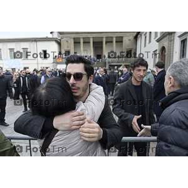Pontida Bergamo funerale di Umberto Bossi 22 Marzo 2026 Pontida Bg Italia foto Tiziano Manzoni Lapresse
