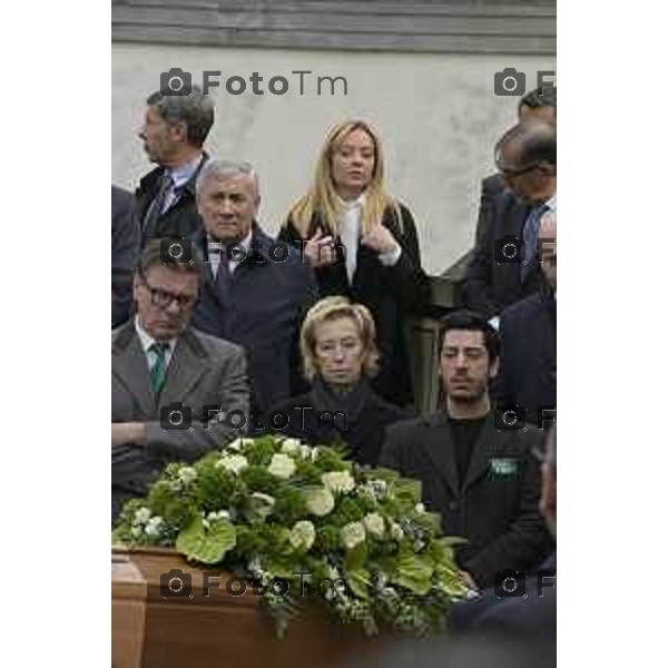 Pontida Bergamo funerale di Umberto Bossi 22 Marzo 2026 Pontida Bg Italia foto Tiziano Manzoni Lapresse