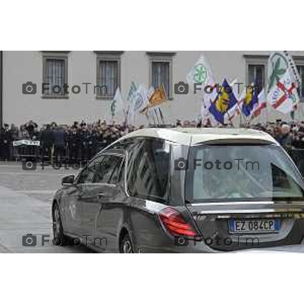 Pontida Bergamo funerale di Umberto Bossi 22 Marzo 2026 Pontida Bg Italia foto Tiziano Manzoni Lapresse