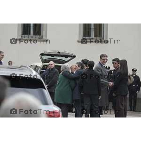 Pontida Bergamo funerale di Umberto Bossi 22 Marzo 2026 Pontida Bg Italia foto Tiziano Manzoni Lapresse