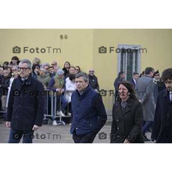 Pontida Bergamo funerale di Umberto Bossi 22 Marzo 2026 Pontida Bg Italia foto Tiziano Manzoni Lapresse