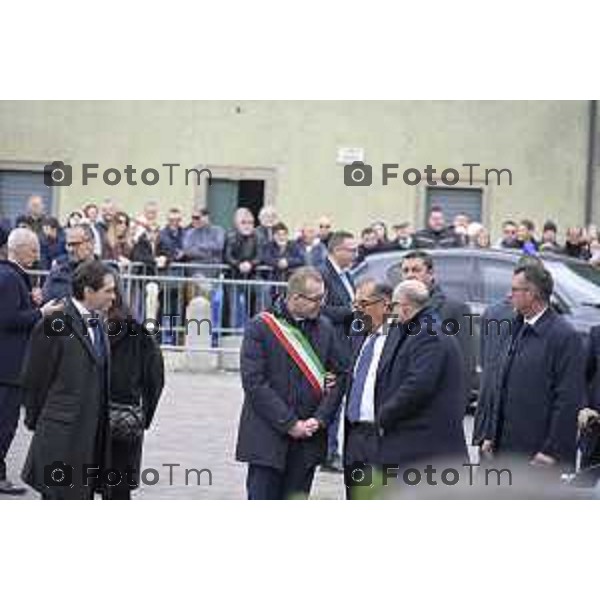 Pontida Bergamo funerale di Umberto Bossi 22 Marzo 2026 Pontida Bg Italia foto Tiziano Manzoni Lapresse