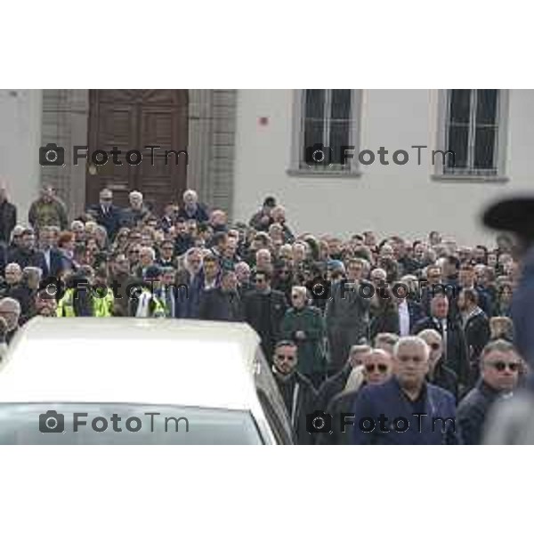 Pontida Bergamo funerale di Umberto Bossi 22 Marzo 2026 Pontida Bg Italia foto Tiziano Manzoni Lapresse