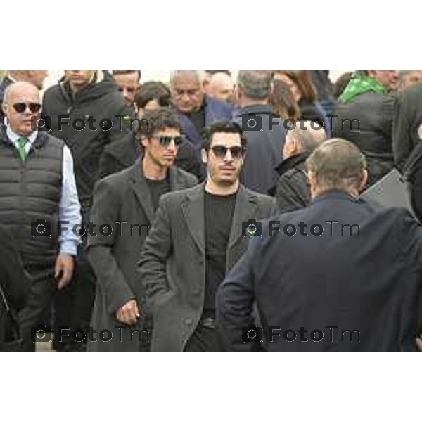 Pontida Bergamo funerale di Umberto Bossi 22 Marzo 2026 Pontida Bg Italia foto Tiziano Manzoni Lapresse