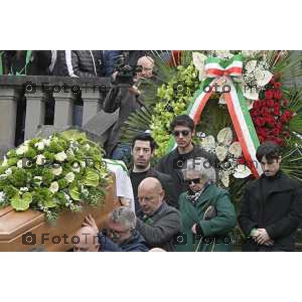 Pontida Bergamo funerale di Umberto Bossi 22 Marzo 2026 Pontida Bg Italia foto Tiziano Manzoni Lapresse