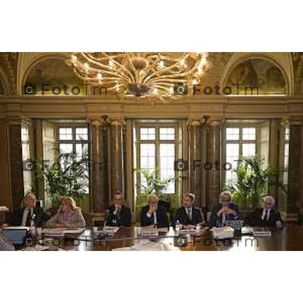 Bergamo Fiera Nuova presentazione Masterplan sviluppo Fiera di Bergamo. 23-3- 2026 Italia foto Tiziano Manzoni Lapresse