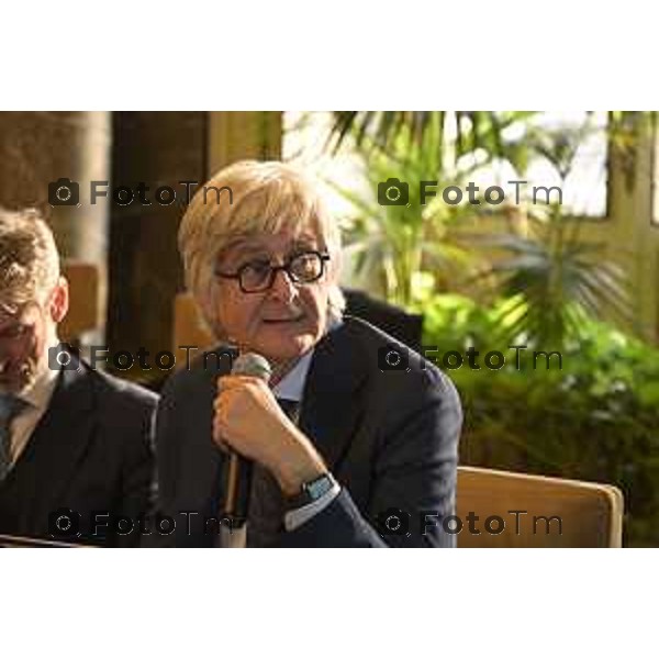 Bergamo Fiera Nuova presentazione Masterplan sviluppo Fiera di Bergamo.Oscar Eugenio Bellini, Dipartimento di Architettura, Ingegneria delle Costruzio 23-3- 2026 Italia foto Tiziano Manzoni Lapresse