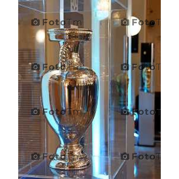 Inaugurazione della mostra “Sfumature d’azzurro", la storia delle Nazionali italiane attraverso una selezione di cimeli della collezione del Museo del Calcio di Coverciano 23-3- 2026 Montello Italia foto Tiziano Manzoni Lapresse