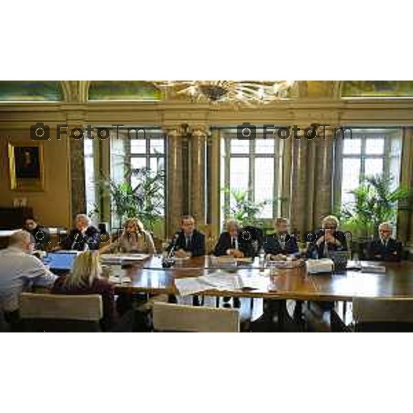 Bergamo Fiera Nuova presentazione Masterplan sviluppo Fiera di Bergamo. 23-3- 2026 Italia foto Tiziano Manzoni Lapresse