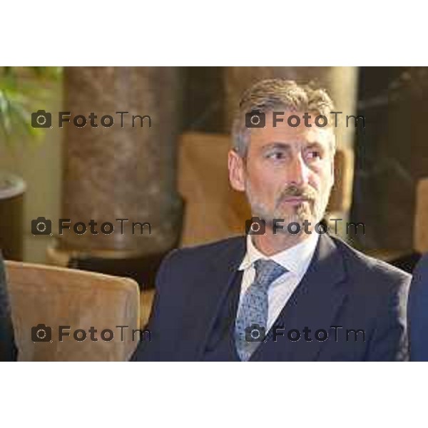 Bergamo Fiera Nuova presentazione Masterplan sviluppo Fiera di Bergamo Cristian Celoria, Partner PwC Italia . 23-3- 2026 Italia foto Tiziano Manzoni Lapresse