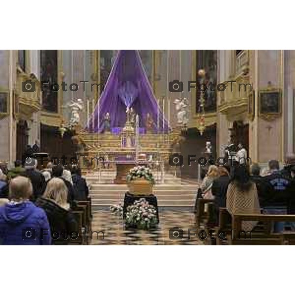 Bergamo funerale di Valentina Sarto femminicdio via Pescaria 24 Marzo 2026 Bergamo Italia foto Tiziano Manzoni Lapresse