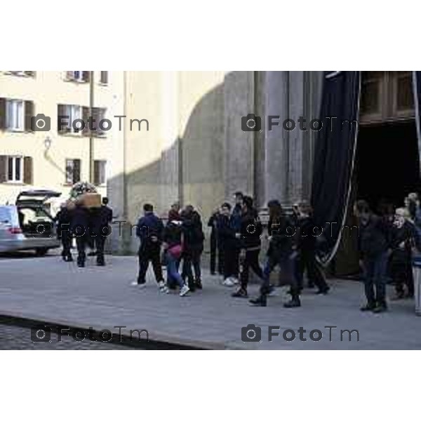 Bergamo funerale di Valentina Sarto femminicdio via Pescaria 24 Marzo 2026 Bergamo Italia foto Tiziano Manzoni Lapresse