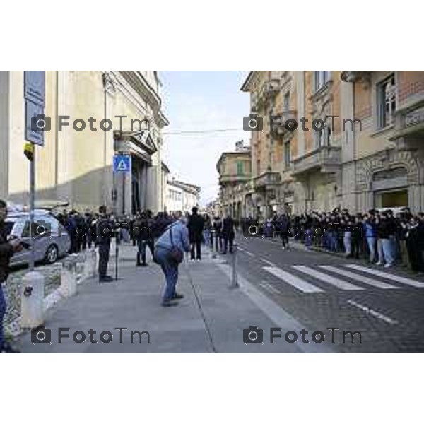 Bergamo funerale di Valentina Sarto femminicdio via Pescaria 24 Marzo 2026 Bergamo Italia foto Tiziano Manzoni Lapresse