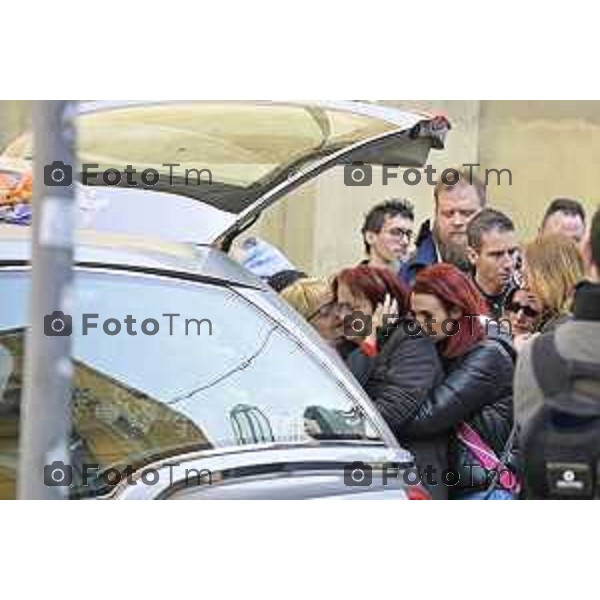 Bergamo funerale di Valentina Sarto femminicdio via Pescaria 24 Marzo 2026 Bergamo Italia foto Tiziano Manzoni Lapresse