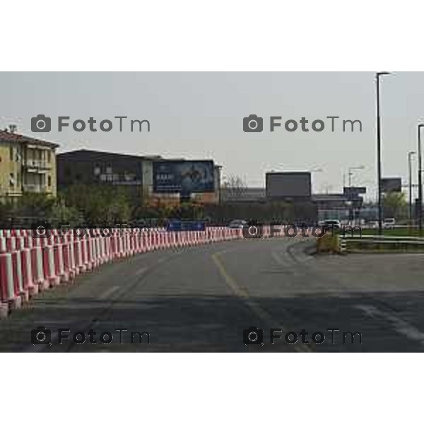 Bergamo, Torre dei Venti Autostrada A4 con il deposito e l\'area gestione autostrade 24 Marzo 2026 Bergamo Italia foto Tiziano Manzoni Lapresse