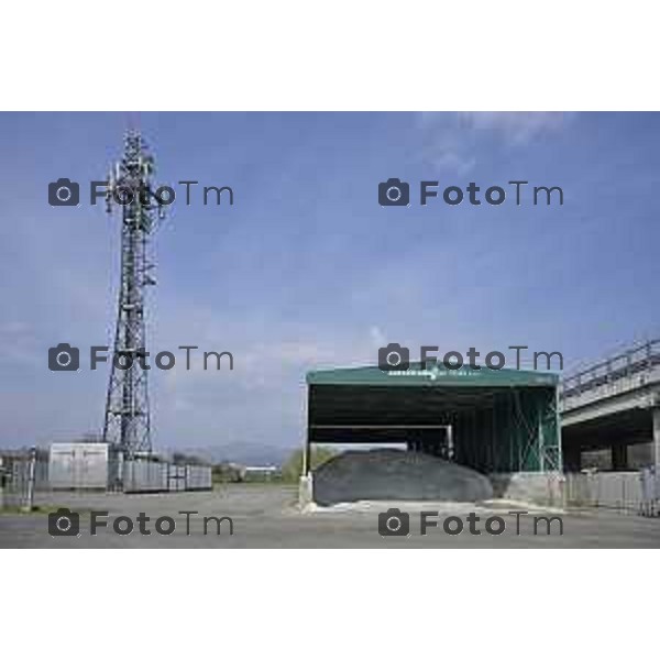 Bergamo, Torre dei Venti Autostrada A4 con il deposito e l\'area gestione autostrade 24 Marzo 2026 Bergamo Italia foto Tiziano Manzoni Lapresse