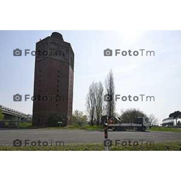 Bergamo, Torre dei Venti Autostrada A4 con il deposito e l\'area gestione autostrade 24 Marzo 2026 Bergamo Italia foto Tiziano Manzoni Lapresse