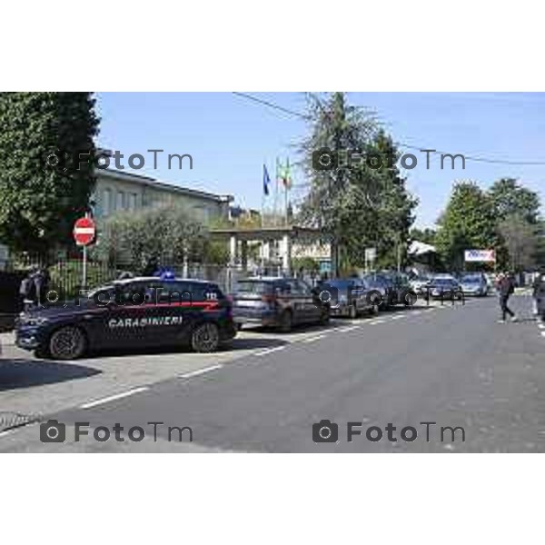 Tescore Balneario, BG scuola Media Da Vinci alunno accoltella professoressa a scuoa 25 Marzo 2026 Bergamo Italia Trescore Balneario investimento foto Tiziano Manzoni Lapresse