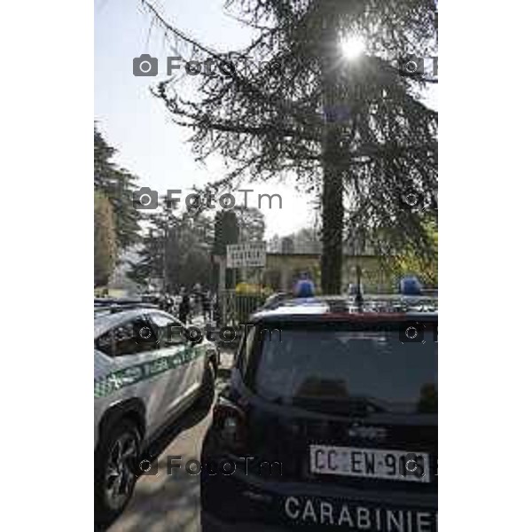 Tescore Balneario, BG scuola Media Da Vinci alunno accoltella professoressa a scuoa 25 Marzo 2026 Bergamo Italia Trescore Balneario investimento foto Tiziano Manzoni Lapresse