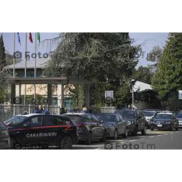 Tescore Balneario, BG scuola Media Da Vinci alunno accoltella professoressa a scuoa 25 Marzo 2026 Bergamo Italia Trescore Balneario investimento foto Tiziano Manzoni Lapresse