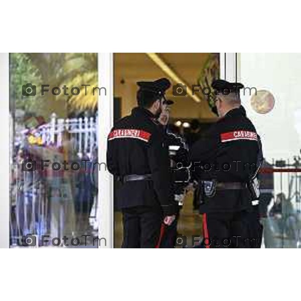 Tescore Balneario, BG scuola Media Da Vinci alunno accoltella professoressa a scuoa 25 Marzo 2026 Bergamo Italia Trescore Balneario investimento foto Tiziano Manzoni Lapresse