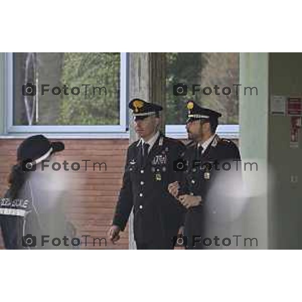 Tescore Balneario, BG scuola Media Da Vinci alunno accoltella professoressa a scuoa 25 Marzo 2026 Bergamo Italia Trescore Balneario investimento foto Tiziano Manzoni Lapresse