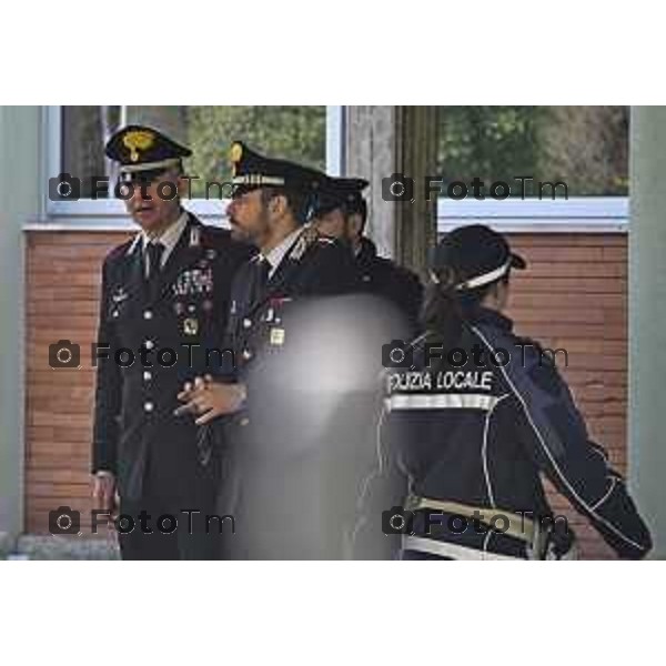 Tescore Balneario, BG scuola Media Da Vinci alunno accoltella professoressa a scuoa 25 Marzo 2026 Bergamo Italia Trescore Balneario investimento foto Tiziano Manzoni Lapresse