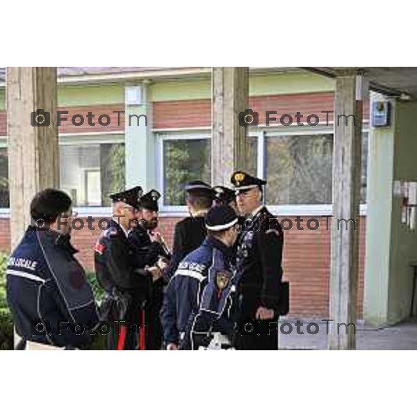 Tescore Balneario, BG scuola Media Da Vinci alunno accoltella professoressa a scuoa 25 Marzo 2026 Bergamo Italia Trescore Balneario investimento foto Tiziano Manzoni Lapresse