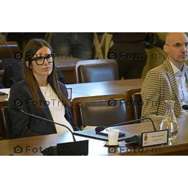 Bergamo primo consiglio Provinciale con Presidente Gianfranco Gafforelli Giorgia Gandossi 28 Marzo 2026 Bergamo Italia foto Tiziano Manzoni Lapresse