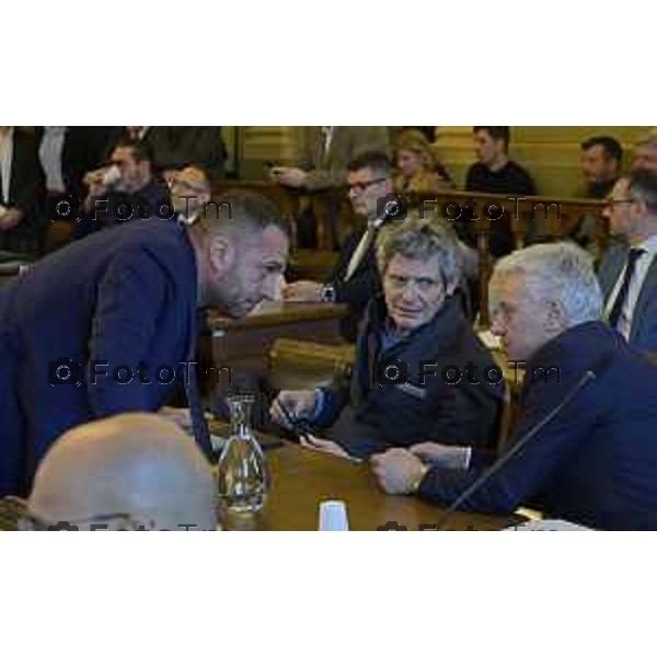 Bergamo primo consiglio Provinciale con Presidente Gianfranco Gafforelli 28 Marzo 2026 Bergamo Italia foto Tiziano Manzoni Lapresse