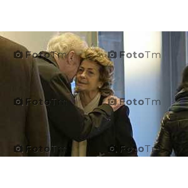 Camera ardente sala del comiatto di Franco Tentorio Ex sindaco 28 Marzo 2026 Bergamo Italia foto Tiziano Manzoni Lapresse