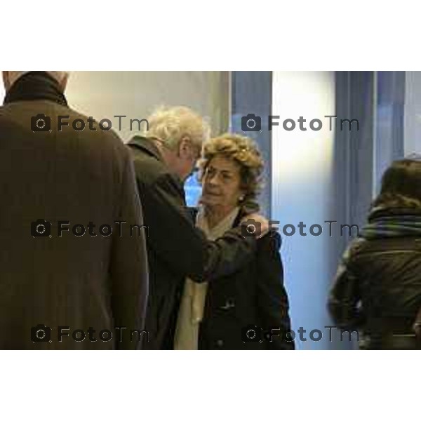 Camera ardente sala del comiatto di Franco Tentorio Ex sindaco 28 Marzo 2026 Bergamo Italia foto Tiziano Manzoni Lapresse