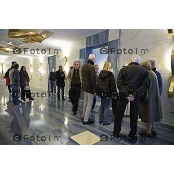 Camera ardente sala del comiatto di Franco Tentorio Ex sindaco 28 Marzo 2026 Bergamo Italia foto Tiziano Manzoni Lapresse