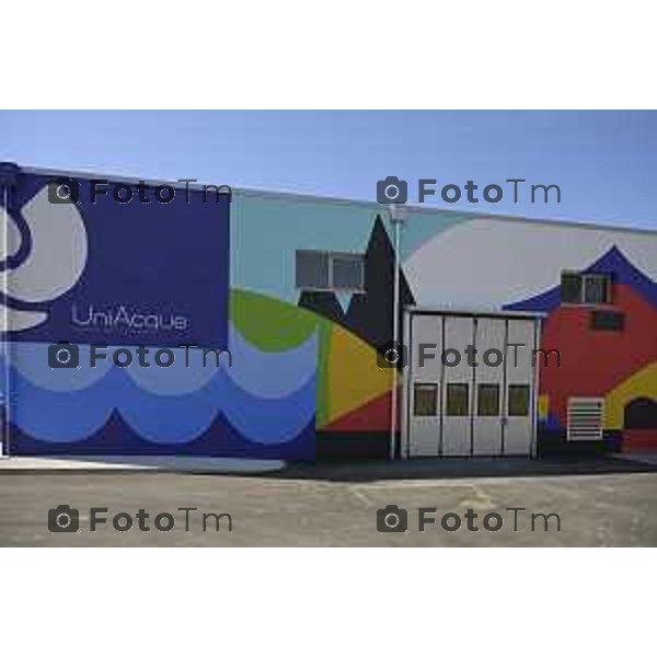 Bergamo apertura dell’impianto di depurazione potenzia la capacità del nucleo storico dell’impianto già attivo, Uniacque ha realizzato grazie al co-finanziamento PNRR. 28 Marzo 2026 Bergamo Italia foto Tiziano Manzoni Lapresse