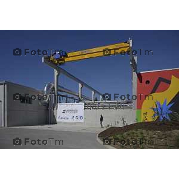 Bergamo apertura dell’impianto di depurazione potenzia la capacità del nucleo storico dell’impianto già attivo, Uniacque ha realizzato grazie al co-finanziamento PNRR. 28 Marzo 2026 Bergamo Italia foto Tiziano Manzoni Lapresse