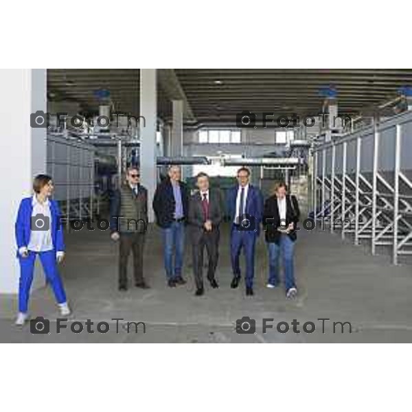 Bergamo apertura dell’impianto di depurazione potenzia la capacità del nucleo storico dell’impianto già attivo, Uniacque ha realizzato grazie al co-finanziamento PNRR. 28 Marzo 2026 Bergamo Italia foto Tiziano Manzoni Lapresse