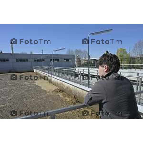 Bergamo apertura dell’impianto di depurazione potenzia la capacità del nucleo storico dell’impianto già attivo, Uniacque ha realizzato grazie al co-finanziamento PNRR. 28 Marzo 2026 Bergamo Italia foto Tiziano Manzoni Lapresse