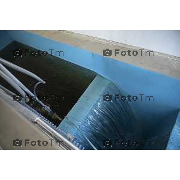 Bergamo apertura dell’impianto di depurazione potenzia la capacità del nucleo storico dell’impianto già attivo, Uniacque ha realizzato grazie al co-finanziamento PNRR. 28 Marzo 2026 Bergamo Italia foto Tiziano Manzoni Lapresse