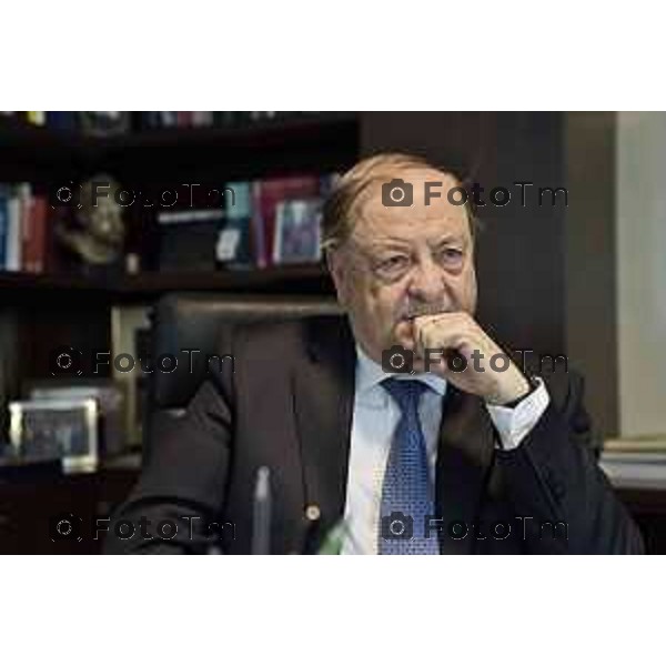 Foto LaPresse/Davide Gandossi x Tiziano Manzoni 02/04/2019 Bergamo,Italia cronaca Intervista al Commercialista Franco Tentorio ex Sindaco di Bergamo Nella Foto: Commercialista Tentorio Franco