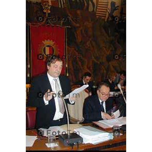 Dott Franco Tentorio Vice sindaco Servizi cimiteriali Bilancio Risorse economiche Patrimonio foto Tiziano Manzoni 
