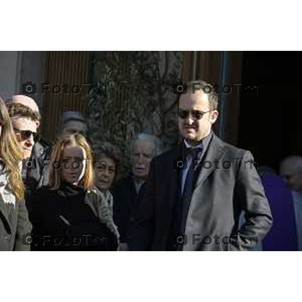 Bergamo funerale di Franco Tentorio ex sindaco di Bg e consigliere comunale per 49 anni anni 30 Marzo 2026 Bergamo Italia foto Tiziano Manzoni Lapresse