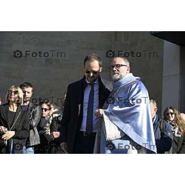 Bergamo funerale di Franco Tentorio ex sindaco di Bg e consigliere comunale per 49 anni anni 30 Marzo 2026 Bergamo Italia foto Tiziano Manzoni Lapresse