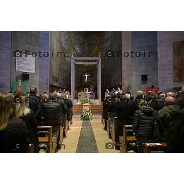 Bergamo funerale di Franco Tentorio ex sindaco di Bg e consigliere comunale per 49 anni anni 30 Marzo 2026 Bergamo Italia foto Tiziano Manzoni Lapresse