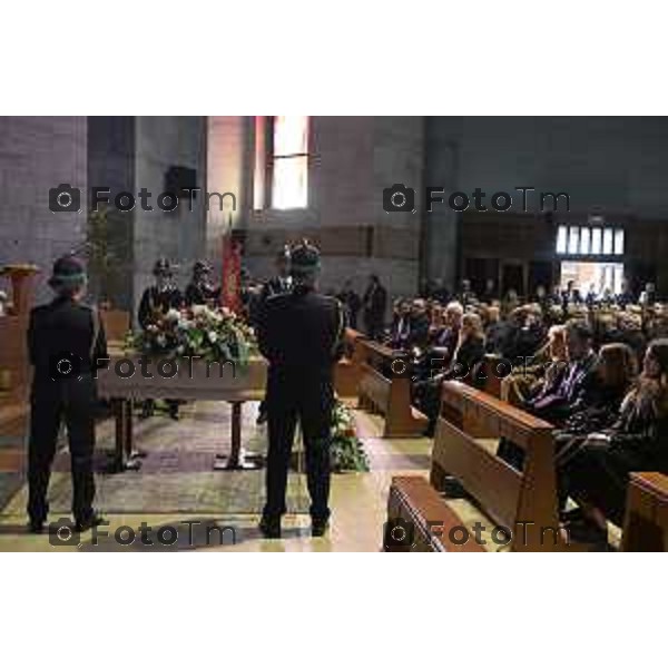 Bergamo funerale di Franco Tentorio ex sindaco di Bg e consigliere comunale per 49 anni anni 30 Marzo 2026 Bergamo Italia foto Tiziano Manzoni Lapresse