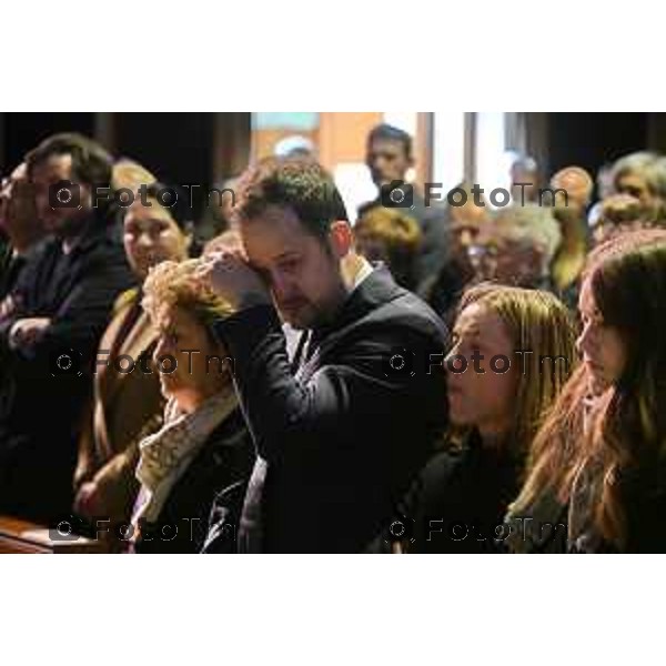 Bergamo funerale di Franco Tentorio ex sindaco di Bg e consigliere comunale per 49 anni anni 30 Marzo 2026 Bergamo Italia foto Tiziano Manzoni Lapresse