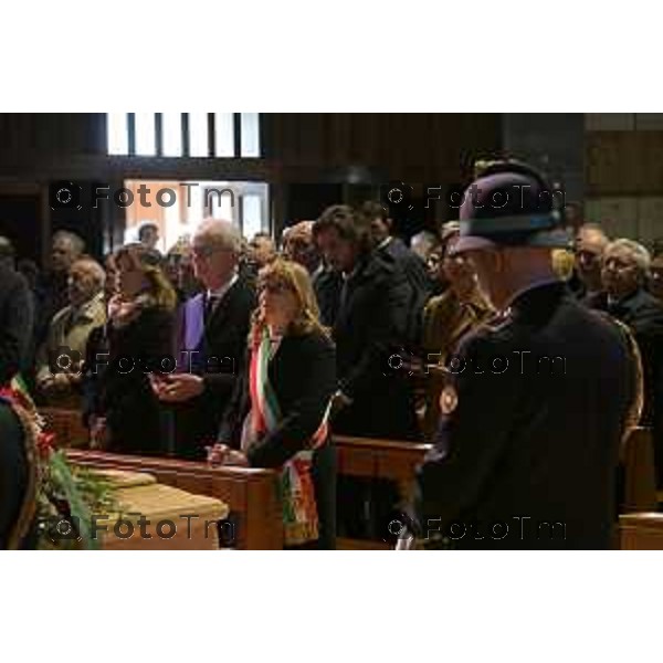 Bergamo funerale di Franco Tentorio ex sindaco di Bg e consigliere comunale per 49 anni anni 30 Marzo 2026 Bergamo Italia foto Tiziano Manzoni Lapresse