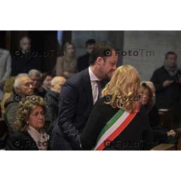 Bergamo funerale di Franco Tentorio ex sindaco di Bg e consigliere comunale per 49 anni anni 30 Marzo 2026 Bergamo Italia foto Tiziano Manzoni Lapresse