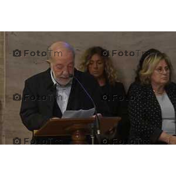 Bergamo funerale di Franco Tentorio ex sindaco di Bg e consigliere comunale per 49 anni anni amedeo Amadeo 30 Marzo 2026 Bergamo Italia foto Tiziano Manzoni Lapresse