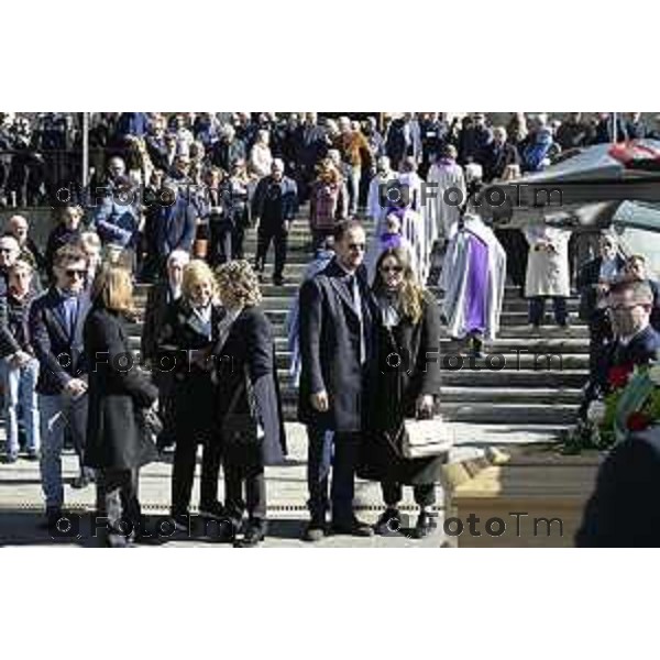 Bergamo funerale di Franco Tentorio ex sindaco di Bg e consigliere comunale per 49 anni anni 30 Marzo 2026 Bergamo Italia foto Tiziano Manzoni Lapresse