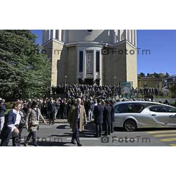 Bergamo funerale di Franco Tentorio ex sindaco di Bg e consigliere comunale per 49 anni anni 30 Marzo 2026 Bergamo Italia foto Tiziano Manzoni Lapresse